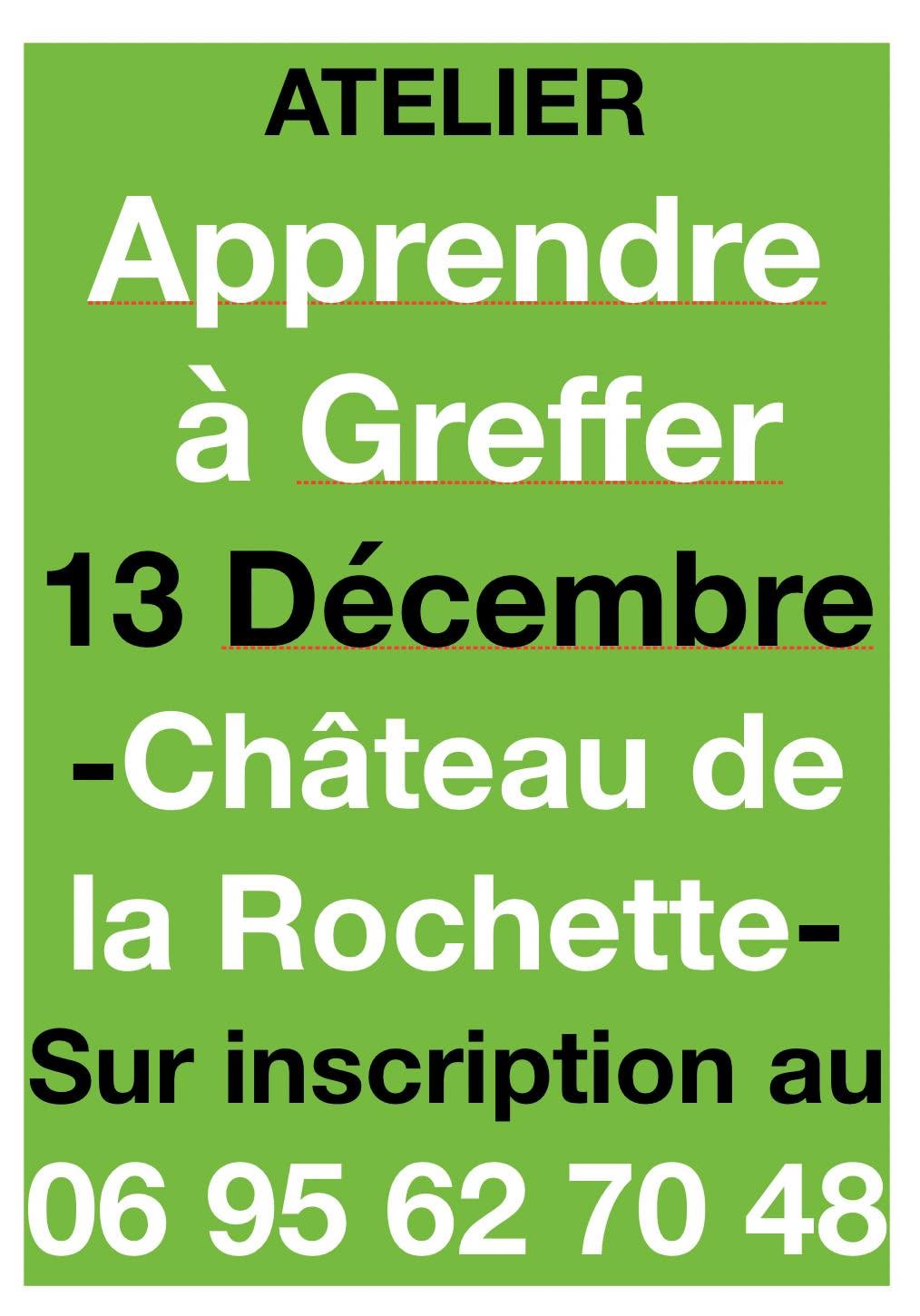 Atelier « Apprendre à greffer »
